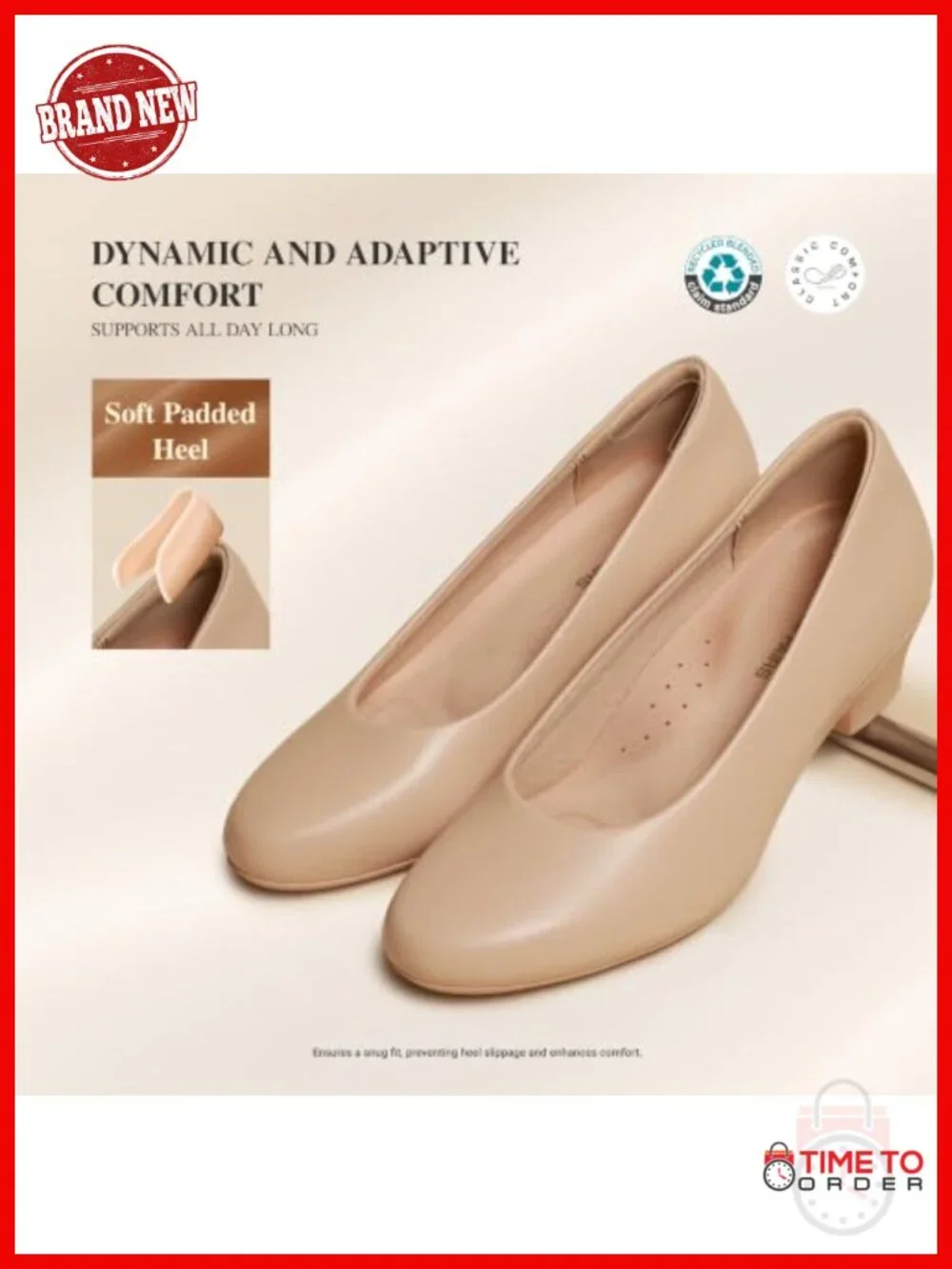 Women's Closed Toe Block Heel Pumps Faux Leather Business Casual Dress Shoes